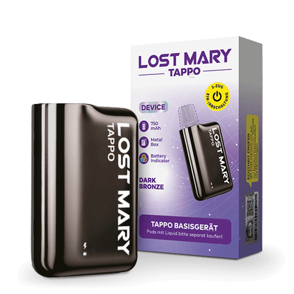 Lost Mary Tappo Basisgerät - Dark Bronze (Dunkelbraun) Einweg Pod-System - EAN 4262445572641 - von vape-dealer.de