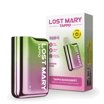 Lost Mary Tappo Basisgerät - Green Pink (Grün Pink) Einweg Pod-System - EAN 4262445572627 - von vape-dealer.de