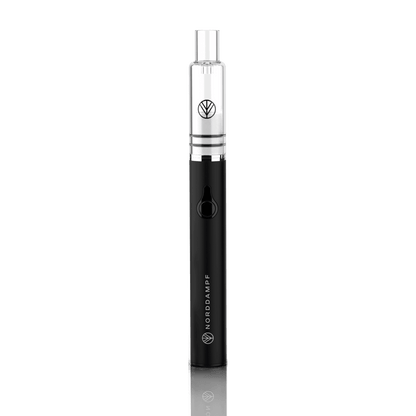 Alt Tag: Erlebe Eleganz mit dem tiefschwarzen Norddampf Dab Pen Mini Vaporizer – schlankes Design für stilvollen Genuss.
