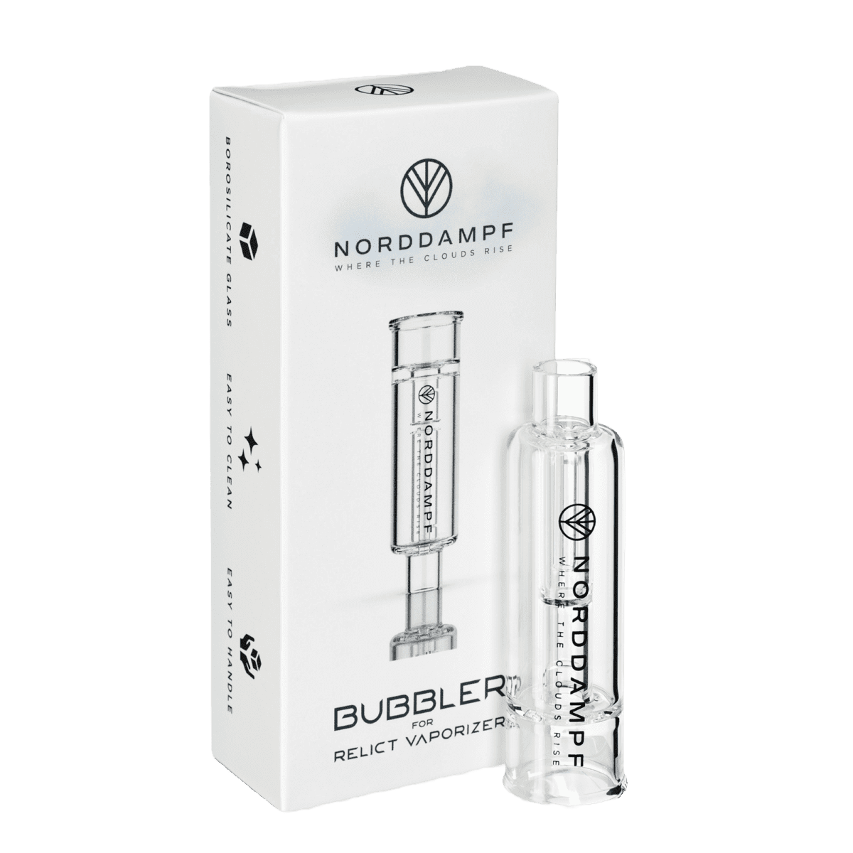 Erlebe sanfte Dämpfe mit dem Relict Bubbler für Norddampf Vaporizer. Tauche ein in neue Aromawelten!