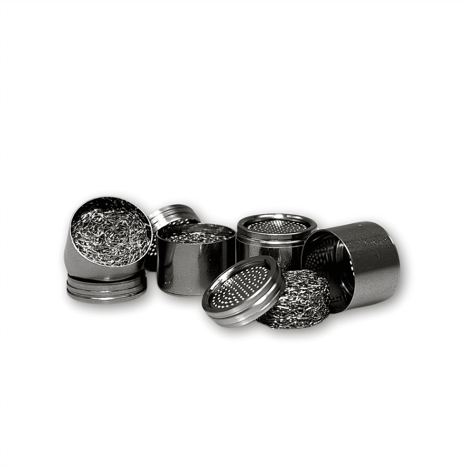 Relict Dosierkapseln und Tropfkissen Set für dein Norddampf Vaporizer-Erlebnis. Hochwertiger Edelstahl, präzise verarbeitet.