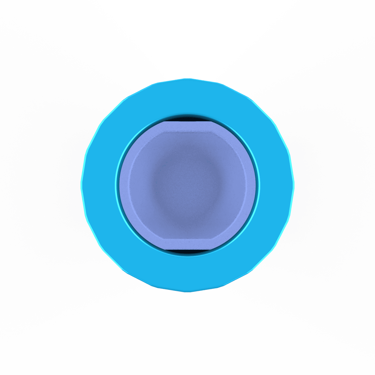 Terp Pen Vaporizer in Frozen Blue, Draufsicht auf Design und Farbe des verdampfers. Entdecke den neuen Vaping-Komfort.