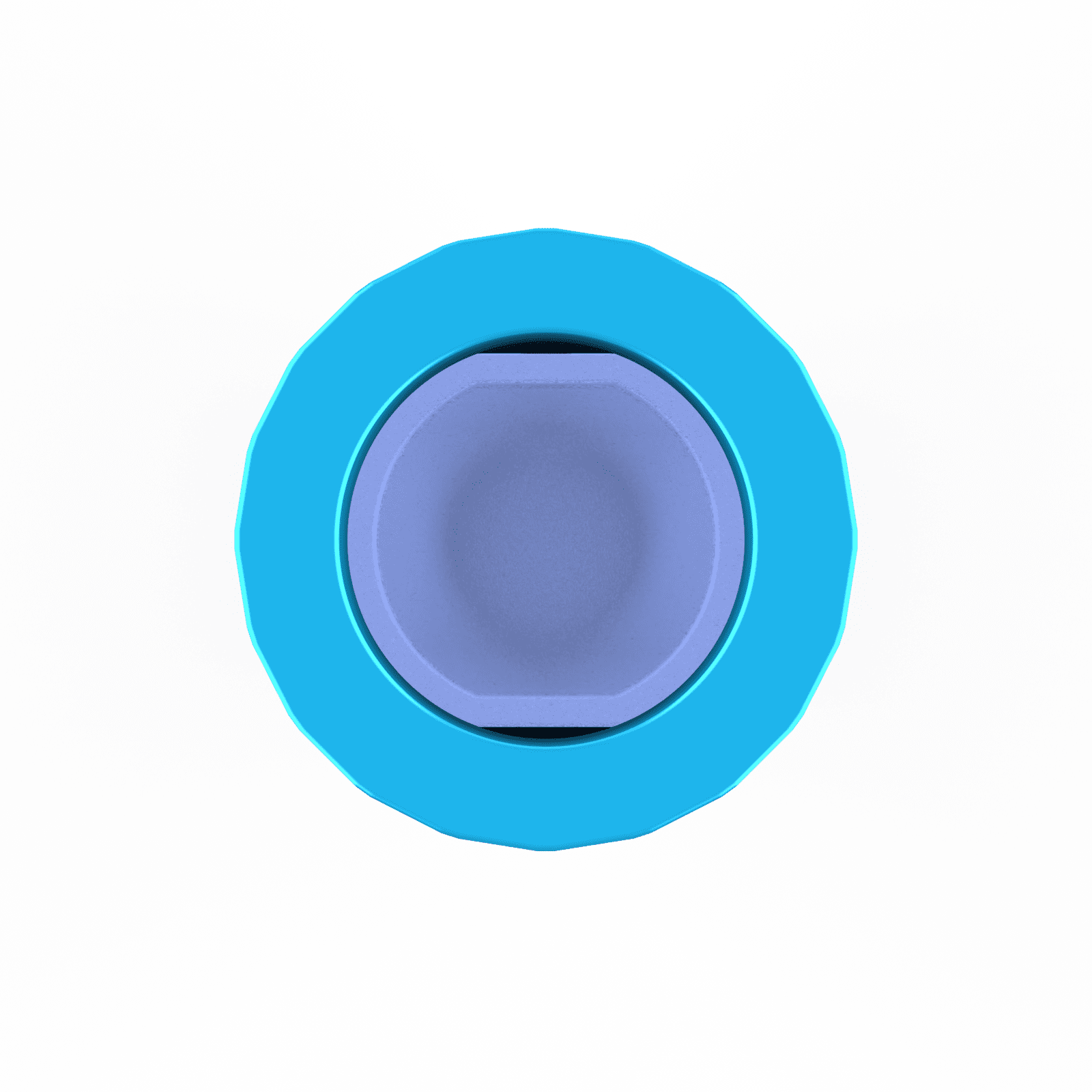 Terp Pen Vaporizer in Frozen Blue, Draufsicht auf Design und Farbe des verdampfers. Entdecke den neuen Vaping-Komfort.