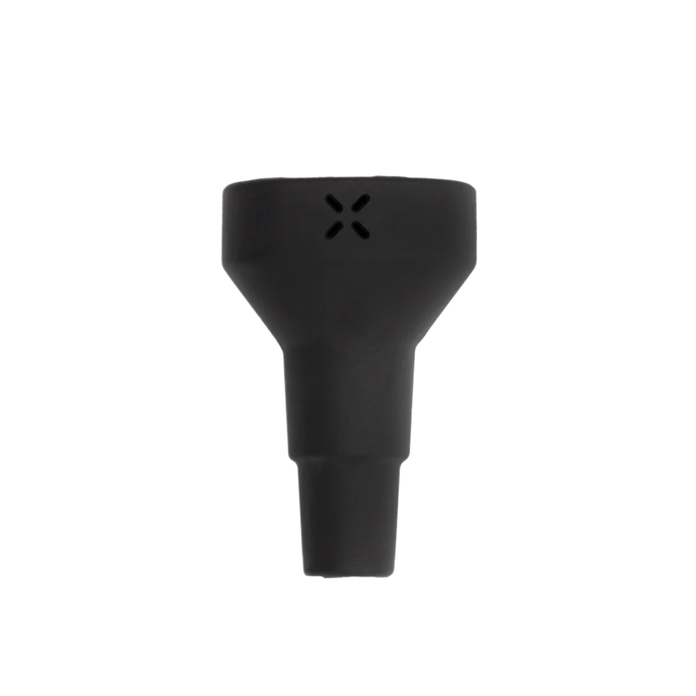 Vaporizer-Bong Adapter aus schwarzem Silikon, perfekt für dein PAX, um dein Dampferlebnis mit deiner Bong zu verbessern.