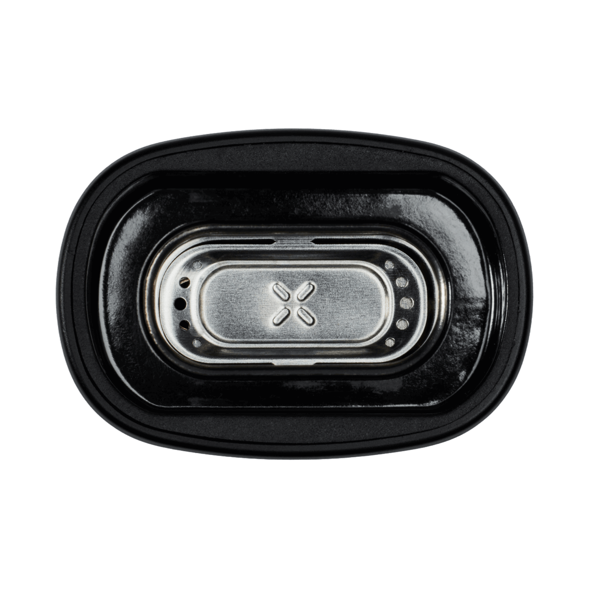 Innenansicht des PAX MINI Vaporizers in Onyx, perfekte Technik für dein Dampferlebnis. Entdecke zeitlose Eleganz und innovative Features.