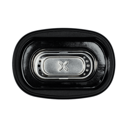Innenansicht des PAX MINI Vaporizers in Onyx, perfekte Technik für dein Dampferlebnis. Entdecke zeitlose Eleganz und innovative Features.