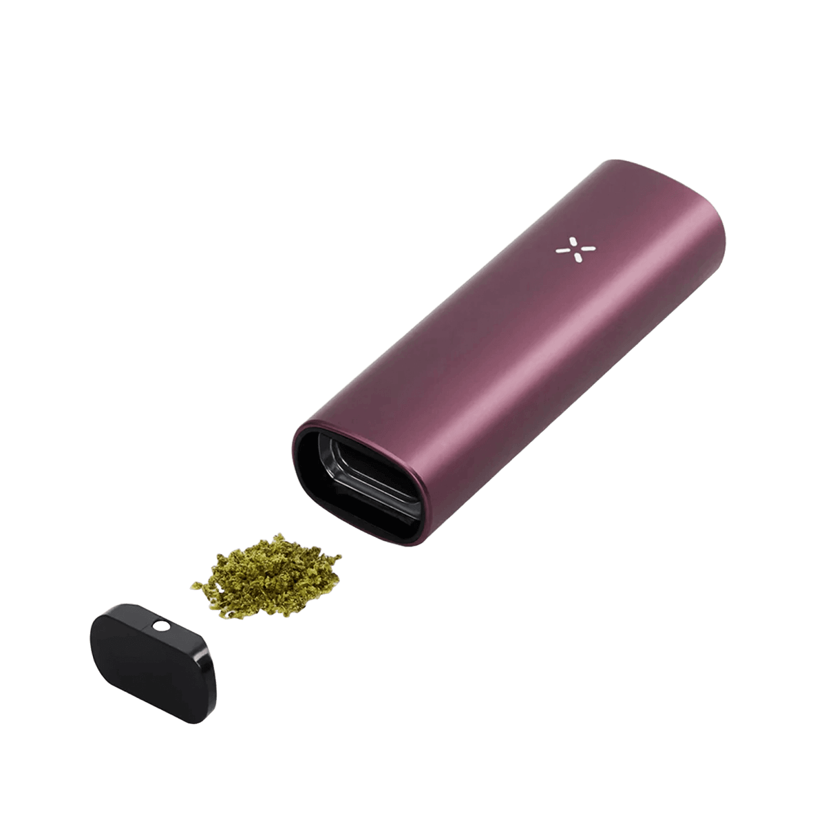 PAX Plus Vaporizer in Elderberry Pink zeigt stilvolle Wirkung, ideal für entspannte Momente unterwegs.