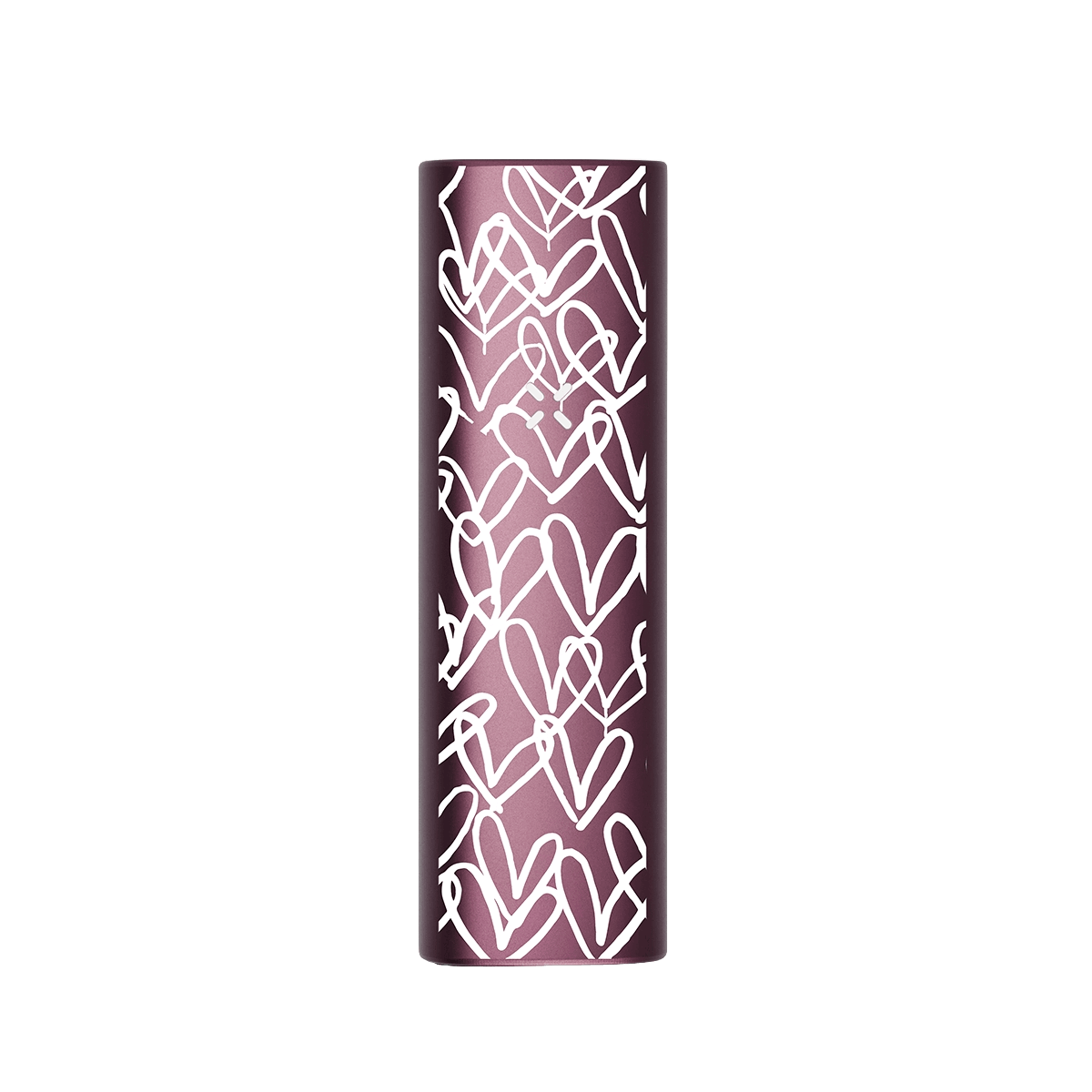 Alt Tag: PAX Plus Vaporizer in Elderberry Pink mit James Goldcrown Herzdesign. Eine stilvolle Wahl für Deine Dampfsessions.