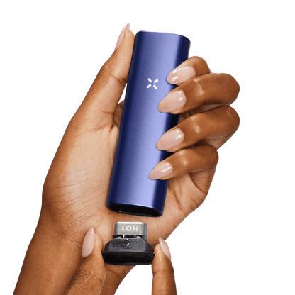 Halte den PAX Plus Vaporizer in Periwinkle Lila, dein kreativer Begleiter für genussvolle Momente. Entdecke den Charme des sanften Lila!