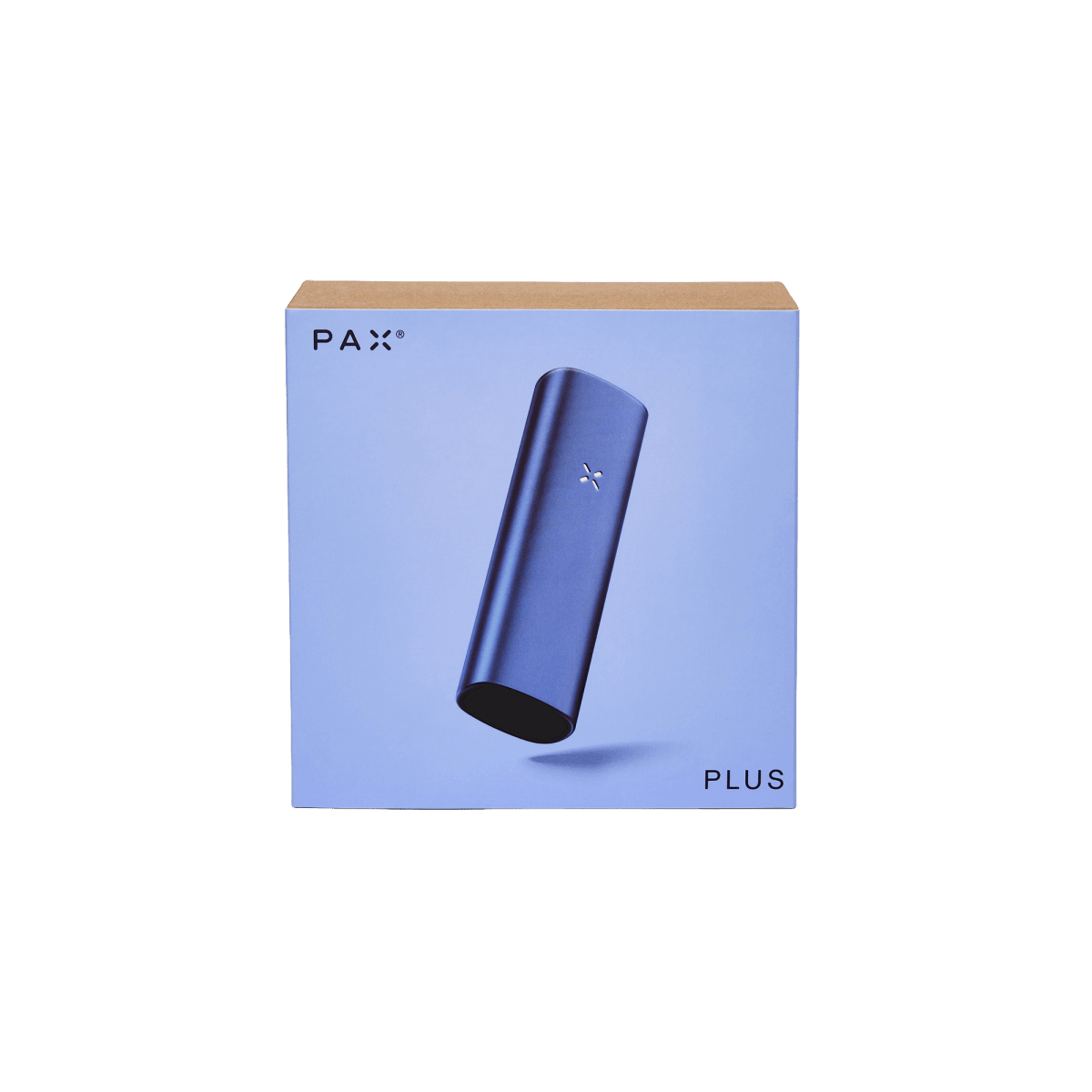 PAX Plus Vaporizer in Periwinkle Lila Verpackung, perfekt für kreative und farbenfrohe Genussmomente.