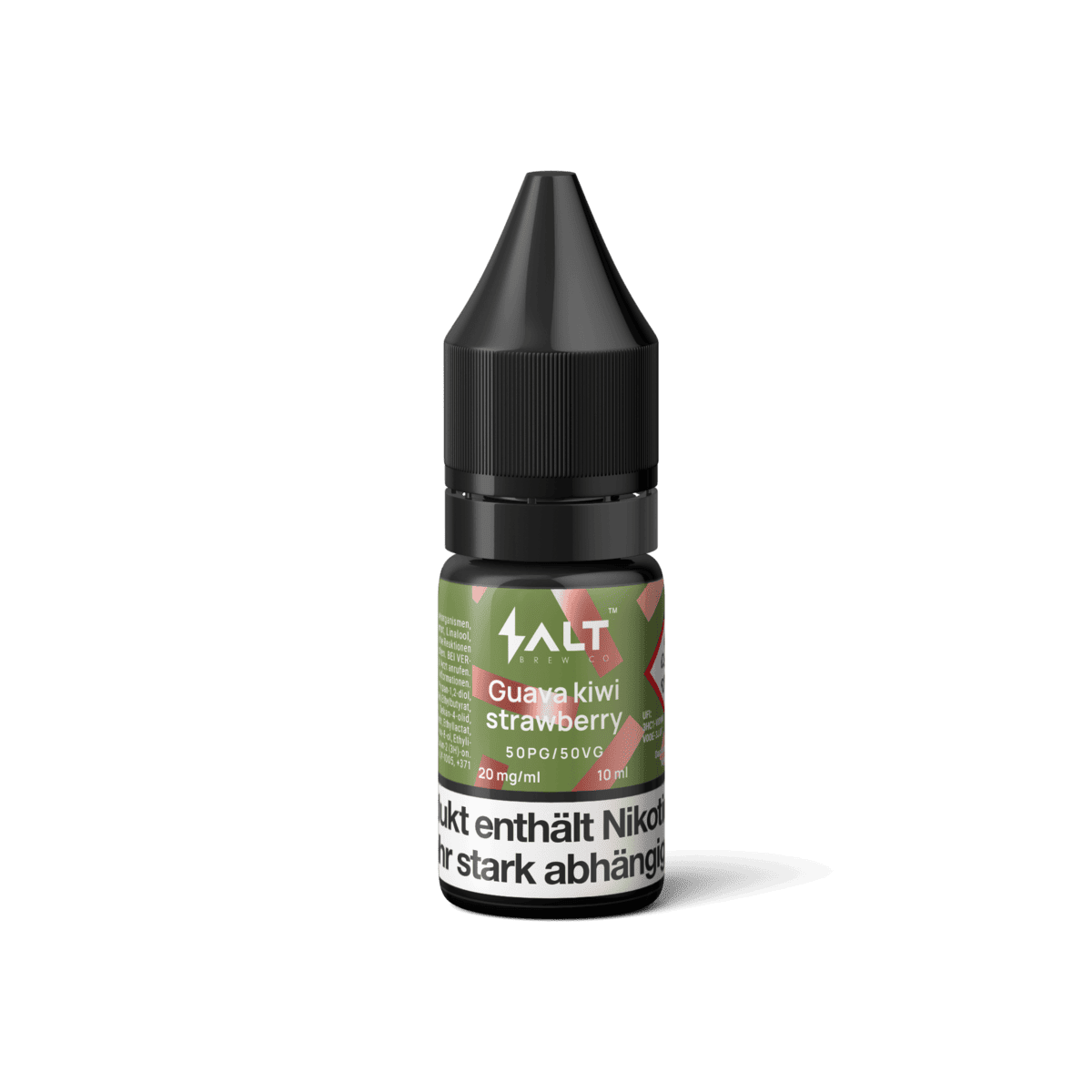 Erlebe den tropischen Mix aus Guave, Kiwi und Erdbeere. Pro Vape Salt Liquid, perfekt für entspannte Momente. Jetzt probieren!