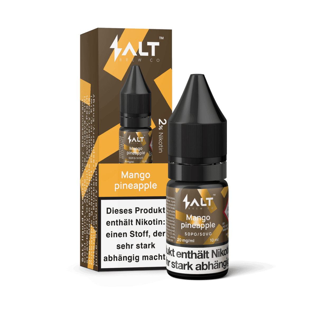 Probiere das tropische Geschmackserlebnis von Pro Vape Salt Liquid Mango Ananas - perfekt für deine sonnigen Vaping-Tage!