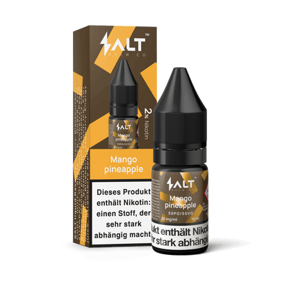 Probiere das tropische Geschmackserlebnis von Pro Vape Salt Liquid Mango Ananas - perfekt für deine sonnigen Vaping-Tage!