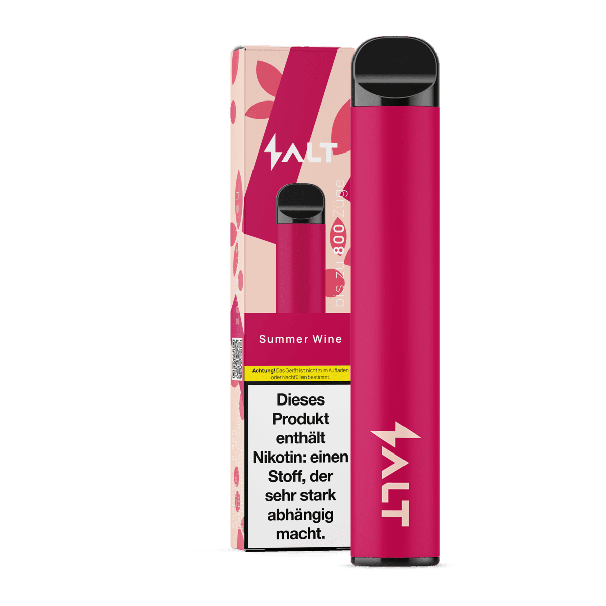 Entdecke den Pro Vape Salt Switch - Summer Wine mit Roséwein-Aroma für ein fruchtig-süßes Vaping-Erlebnis.