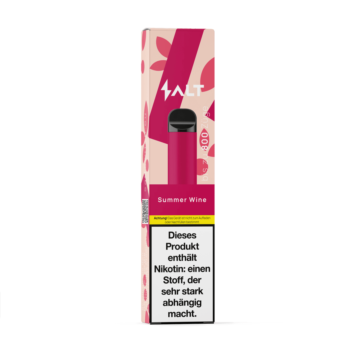 Vape-Gerät Salt Switch Summer Wine (Rosé) steckt voller fruchtiger Bierenaromen, ideal für deinen Sommerabendgenuss.