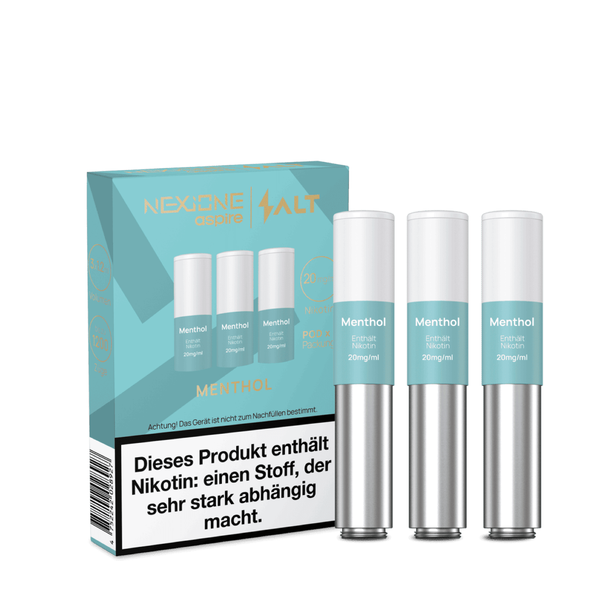 Nexione Pod 3er Set Menthol - entdecke erfrischende Geschmackswelten und Tabakaroma. Perfekt für ein intensives Dampferlebnis.