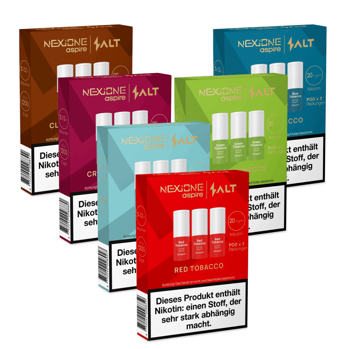 Entdecke die Geschmacksvielfalt der Nexione Pod Sets, erlebe intensive Aromen und authentischen Tabakgeschmack. Perfekt zum Dampfen.