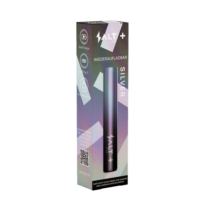 Entdecke das Salt+ Lite Basisgerät in Silber – futuristisches Design, klar und zeitlos, perfektes Accessoire für dich!