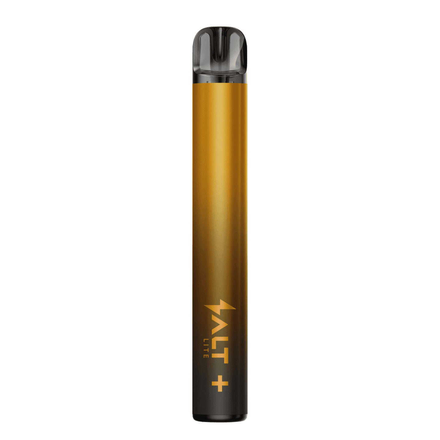 Salt+ Lite Basisgerät in Gold, luxuriöses Design für ein glamouröses Dampferlebnis, glänzende Oberfläche zieht alle Blicke auf sich.