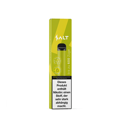 Leckerer SALT SWITCH Apfel Cantaloupe Vape, perfekt für tropische Frische und Heimatgefühl vereint. Bis zu 600 Züge Genuss.