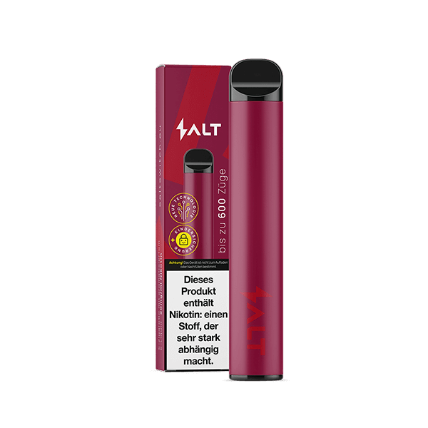 Fruchtige SALT SWITCH E-Zigarette Kirsche, verführerisches Aroma und stilvolles Design für dampfende Momente voller Genuss.