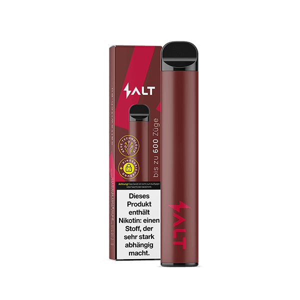 Alt Tag: "Salt Switch Raspberry Cola E-Zigarette mit spritzigem Himbeere Cola Geschmack, perfekt für dein verrücktes Dampferlebnis"