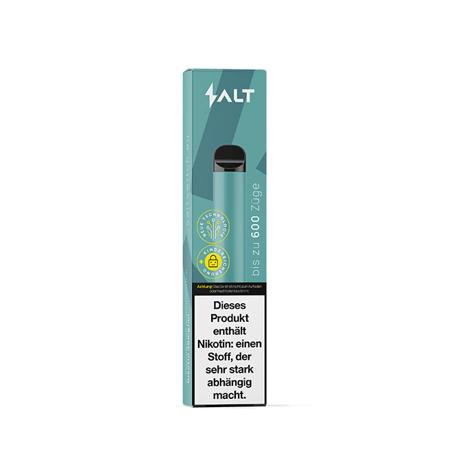 Salt Switch Cool Mint, verpackte E-Zigarette mit frischer Pfefferminz-Aroma, enthält Nikotin, starker Genuss für mutige Entdecker.