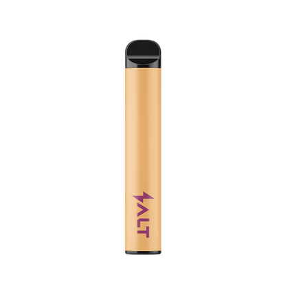 Goldener Salt Switch Vape mit Pfirsich-Traube-Geschmack, perfekte Mischung aus samtweicher Pfirsichhaut und süßer Traube.