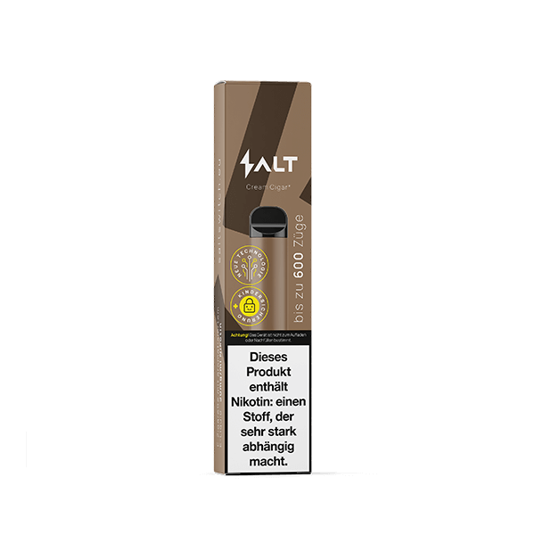 Salt Switch Cream Cigar Tobacco - E-Zigarette für den stilvollen Genuss, perfekt für entspannte Abende im Salon.
