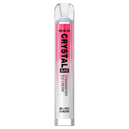 SKE Crystal Bar Strawberry Ice Cream für den perfekten sommerlichen Vaping-Genuss mit süßem Erdbeergeschmack. Jetzt probieren!