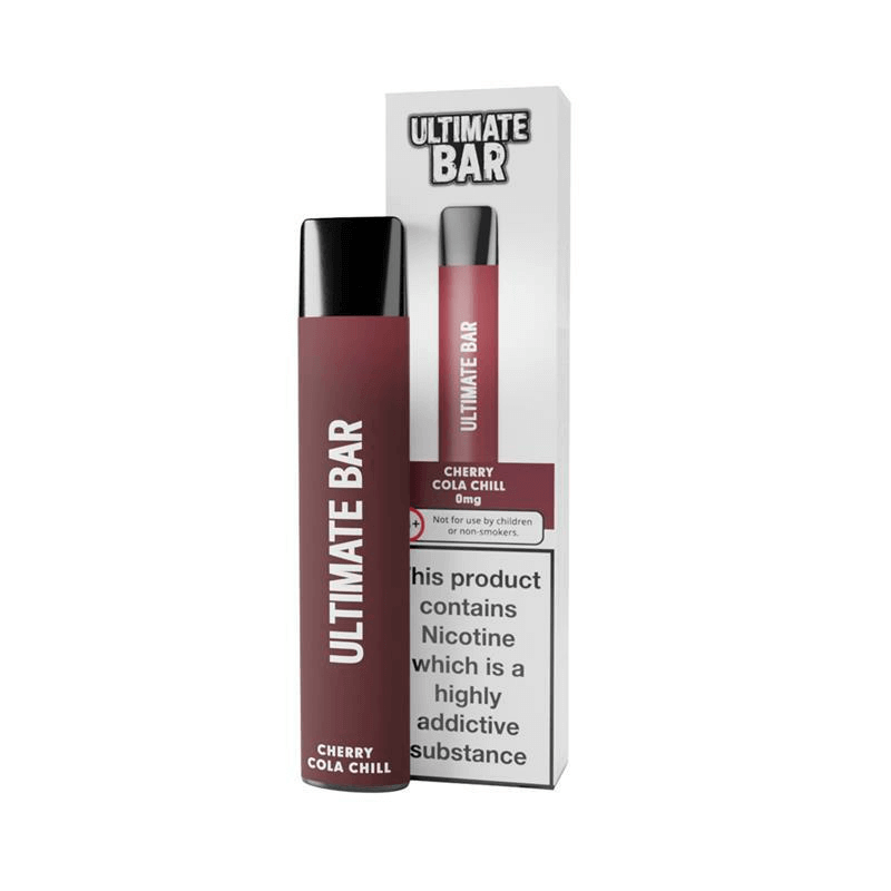 Genieße die Ultimate Bar Cherry Cola Chill - ein köstliches Kirsch-Cola-Vape-Erlebnis für dich. Perfekte Erfrischung.