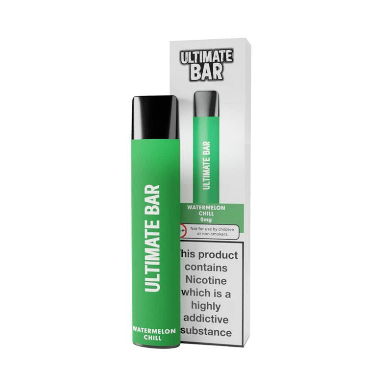 Ultimate Bar Watermelon Chill Vape - Genieße süße Wassermelonenfrische an heißen Tagen. Perfekte Wahl für fruchtige Sommertage.