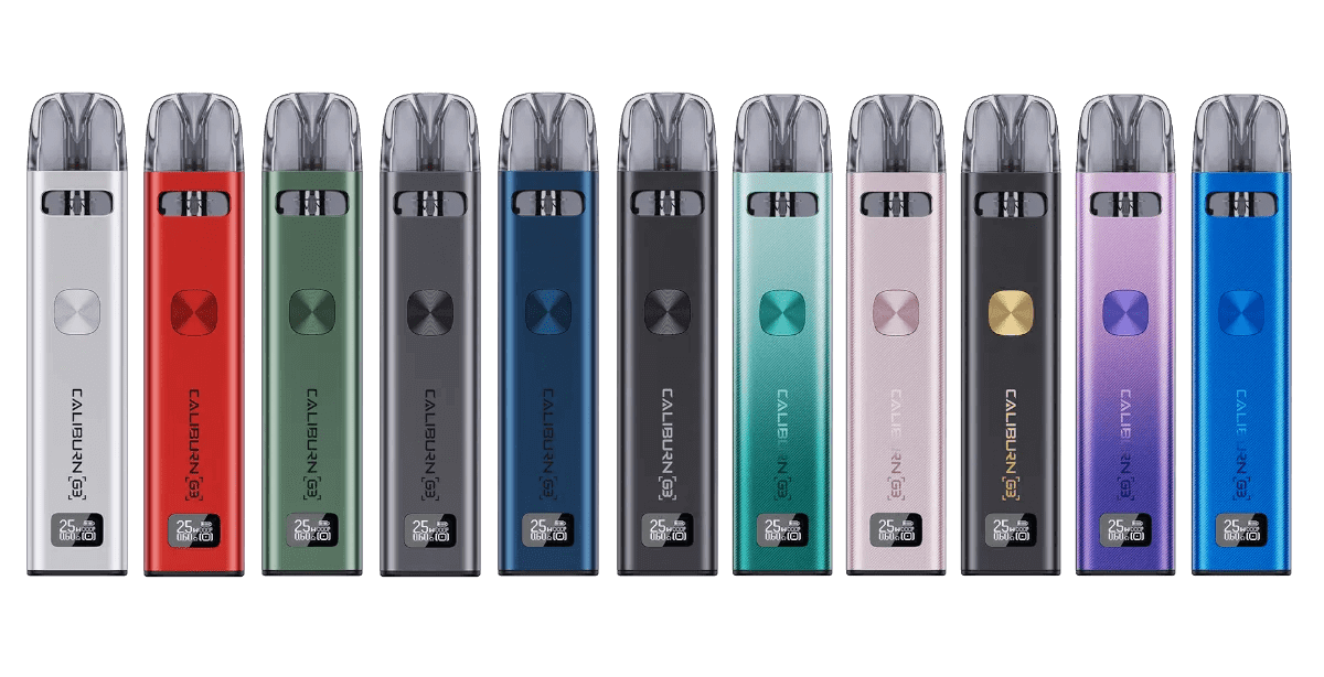 Uwell Caliburn G3 Kit - Silver (Silber) Mehrweg Pod-System - EAN 6941736521435 - von vape-dealer.de