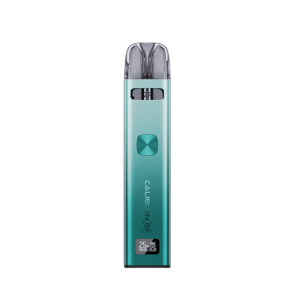 Uwell Caliburn G3 Kit in elegantem Grün-Farbverlauf, erinnert an die Ruhe eines Sees. Perfekt für deinen entspannten Alltag.