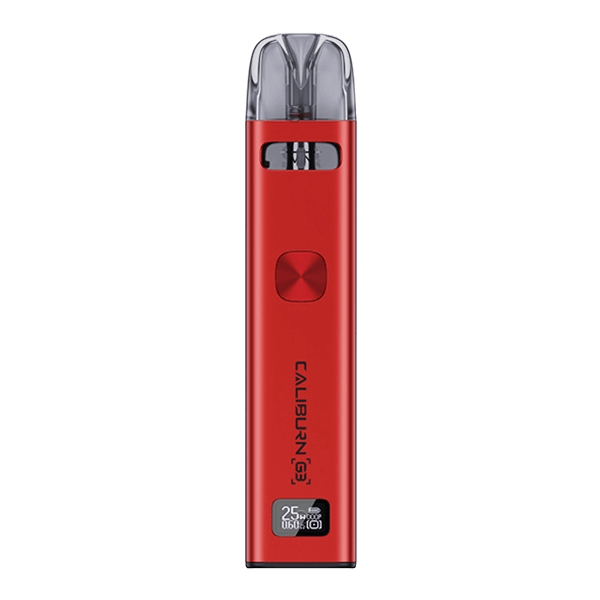 Entdecke das kraftvolle Caliburn G3 Kit in Rot - dein neuer Alltagsbegleiter für dynamisches Dampfen mit Stil.