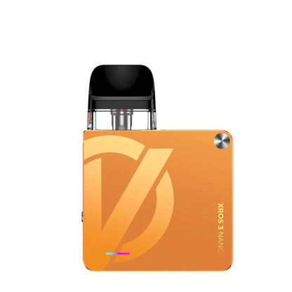 Vaporesso XROS 3 Nano Kit in Vital Orange, verleihe deinem Dampferlebnis Energie und Kreativität, ideal für abenteuerlustige Momente.