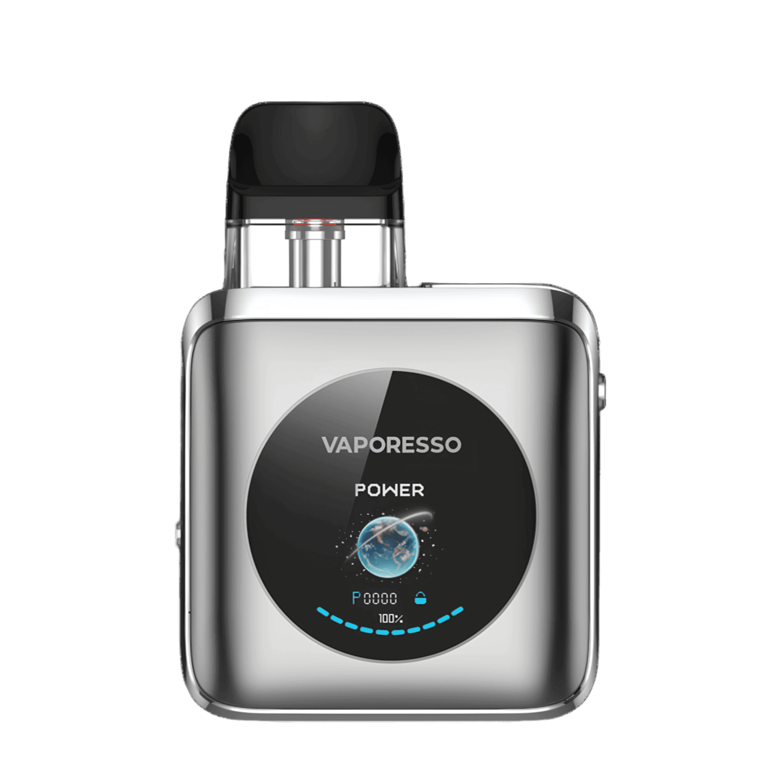 Vaporesso XROS 4 Nano Kit in glänzendem Titan Silber. Futuristisches Design trifft auf moderne Technologie. Erlebe es selbst!