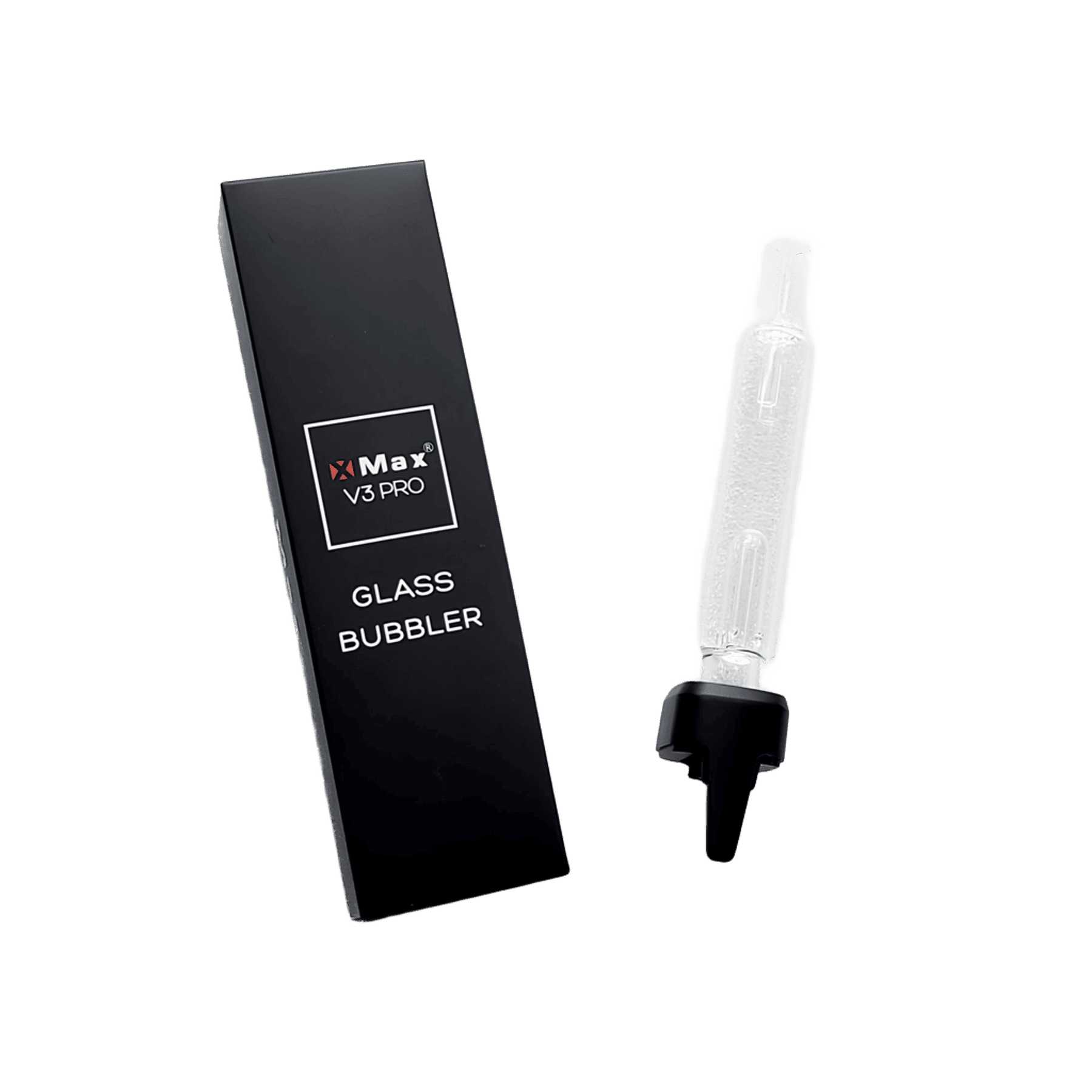 V3 Pro Glas-Bubbler für kühle, sanfte Züge mit XMax V3 Pro Vaporizer.
