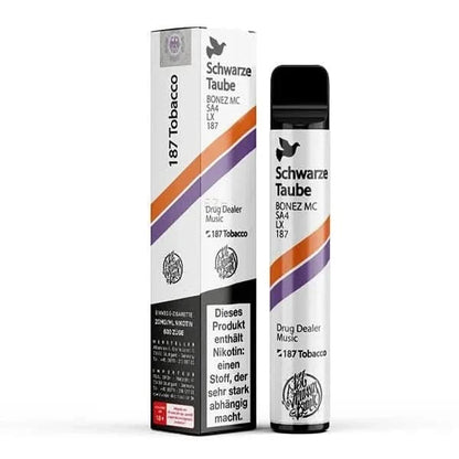 187 Tobacco 187 Strassenbande - AMG Schwarze Taube (Traube Menthol) Einweg- Vape kaufen 187 Tobacco 187 Strassenbande - AMG Schwarze Taube (Traube Menthol) Einweg- Vape kaufen