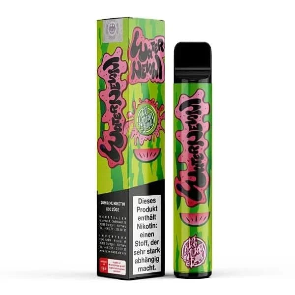 Genieße den frischen Wassermelonen-Geschmack mit der 187 Strassenbande Vape "Waternelom" – perfekt für deinen Sommervibe.