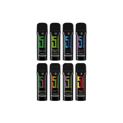 Entdecke 5EL Pod2Go Pods – Spritzig und Fruchtig. Perfekt für ein authentisches Vaper-Erlebnis, jetzt mit grünem Apfelspritzer!