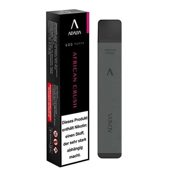 Adalya African Crush Vape - Exotische Fruchtaromen von Traube bis Minze, ideal für Genussliebhaber auf der Suche nach Vielfalt.