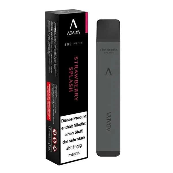 Adalya Strawberry Splash E-Shisha: Erlebe die fruchtige Frische von Erdbeeren. Perfekt für Fans intensiver Fruchtgeschmäcker.