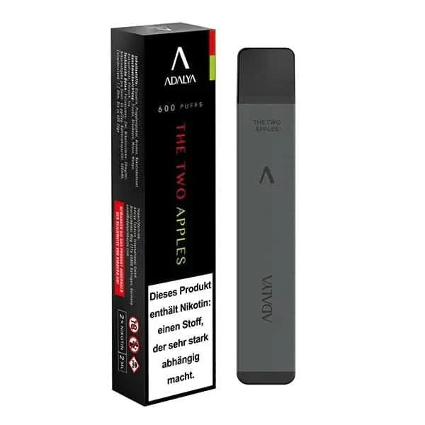 Adalya Two Apples E-Zigarette: Entdecke den klassischen Doppelapfelgeschmack mit süßen und sauren Noten für deinen Vape-Genuss.