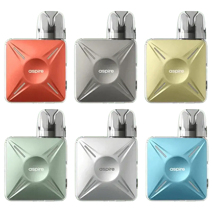 Frostblaues Aspire Cyber X Pod-Kit für stilvolles Dampfen, zeige deine coole Seite mit dieser klaren Designwahl