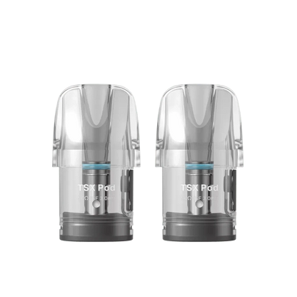 Erlebe perfekten Dampfgenuss mit dem 2er Set Aspire TSX Pod-Tank, 0,8 Ohm - dein Schlüssel zur intensiven Aromenwelt.