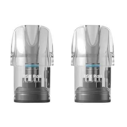 Erlebe perfekten Dampfgenuss mit dem 2er Set Aspire TSX Pod-Tank, 0,8 Ohm – klarer Genuss für deine E-Zigarette.