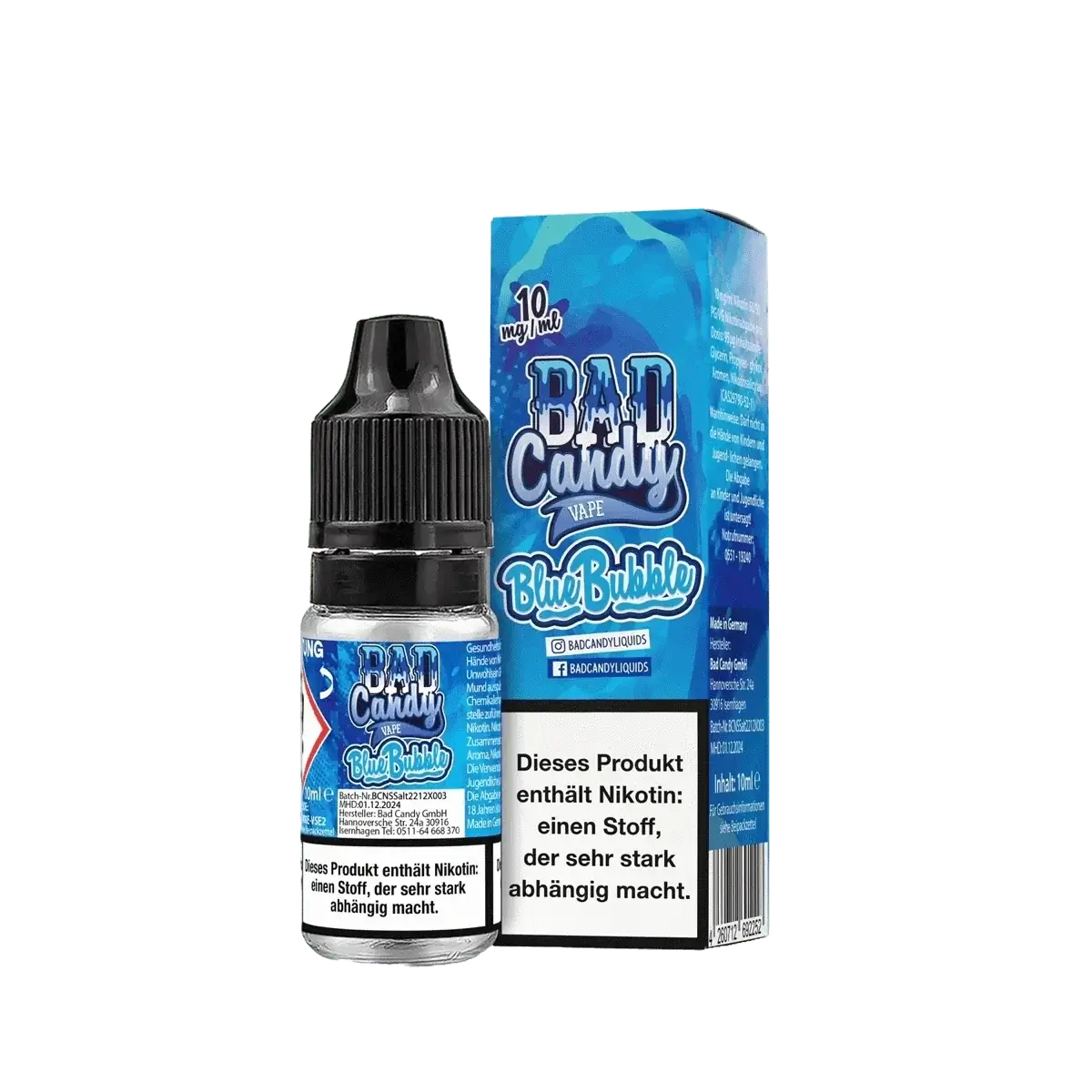 Bad Candy Liquids Bad Candy Liquid - Blue Bubble (Blaubeer-Kaugummi-Johannisbeer-Limonade) Nikotinsalz Liquid kaufen Bad Candy Liquids Bad Candy Liquid - Blue Bubble (Blaubeer-Kaugummi-Johannisbeer-Limonade) Nikotinsalz Liquid kaufen