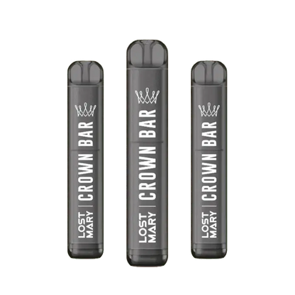 Crown Bar Cherry Ice E-Zigarette mit süßem Kirsch- und erfrischendem Mentholgeschmack, perfekt für dein Dampferlebnis.