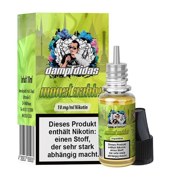 Ferhat San (Kerosliquids) Dampfdidas - Monstaahh (Energy-Drink) 1% Nikotinsalz Liquid - EAN 4260637055033 - von vape-dealer.de